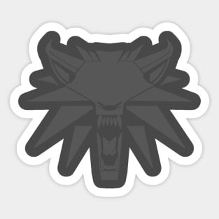 The Witcher Wolf Logo Sticker